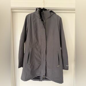 Women's Gray Hooded Jacket
